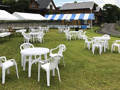 樹脂ガーデンセット　レンタル