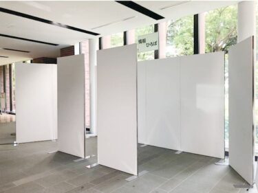 展示会パネルを福岡でレンタル！画鋲可能！企業説明会やポスターセッションにおススメ！