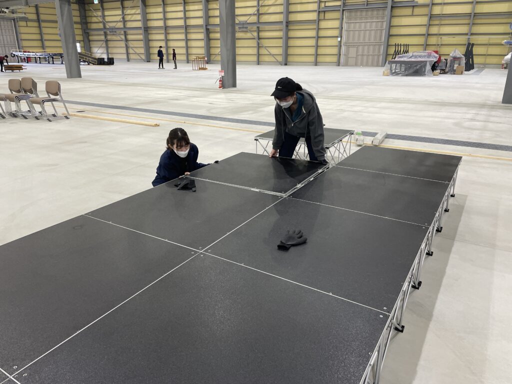 簡単ステージ　組立