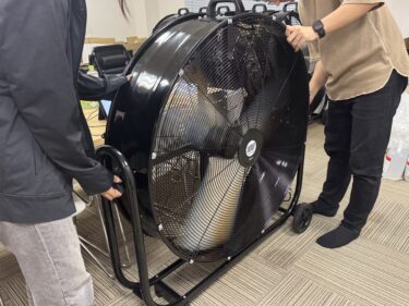 ビッグファンを福岡でレンタル！工場・イベント会場・倉庫などを快適空間に！